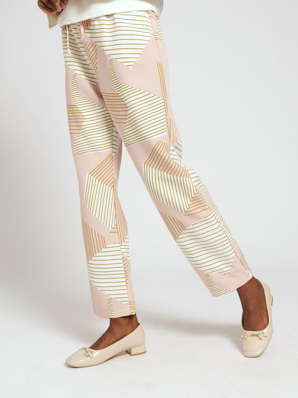 Printed Slim Leg Pants – LEGiT