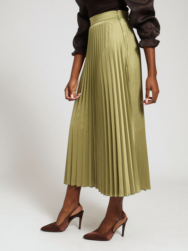 Pleated Skirt - Sage – LEGiT