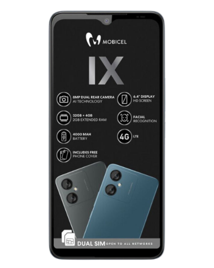 IX 32GB Dual Sim Grey Cellphone Cell C – LEGiT
