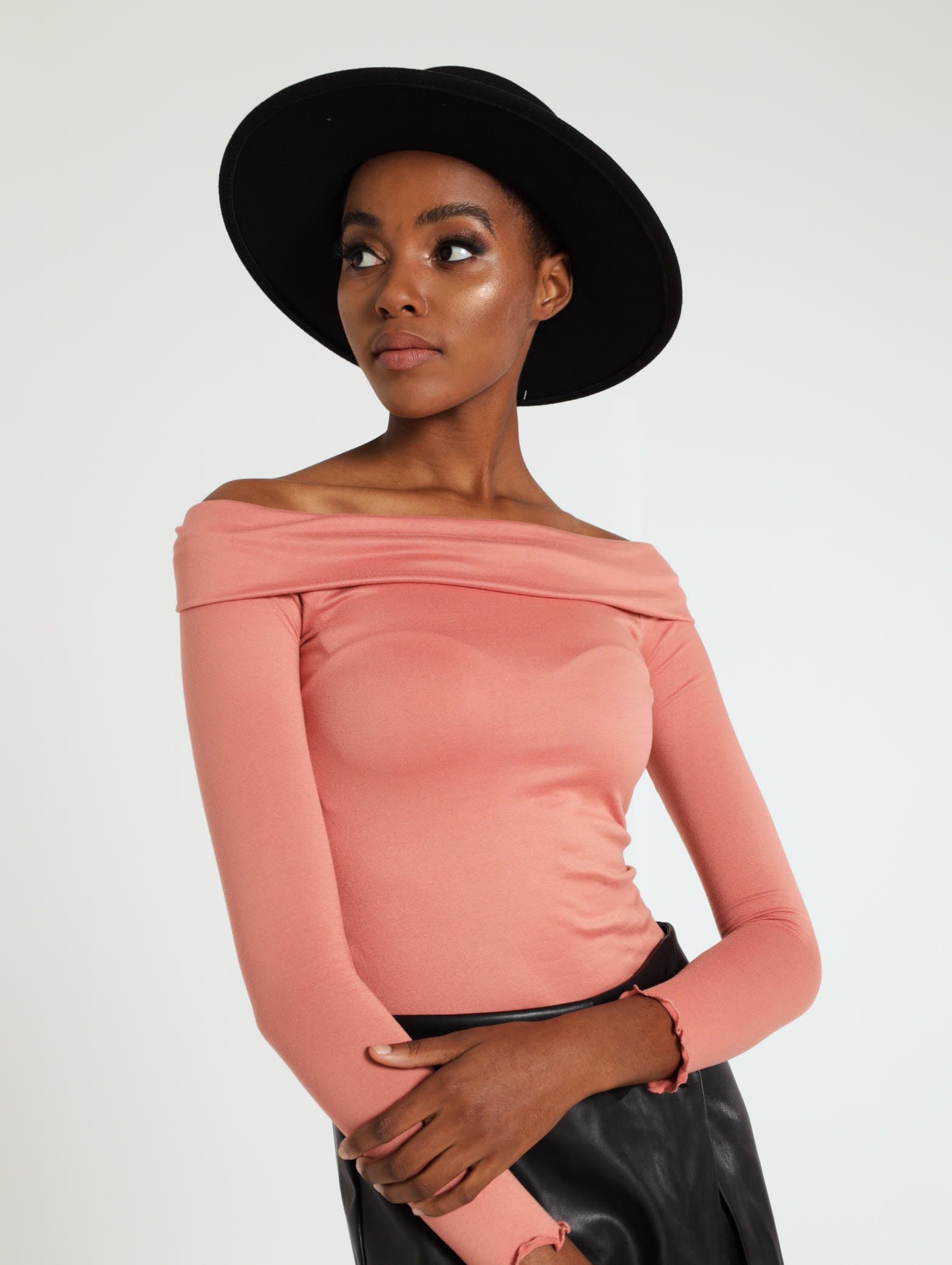 Off the shoulder online lettuce top